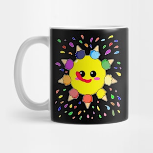 drops all over sunny ice cream Mug